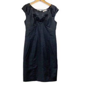 REBECCA TAYLOR Virgin Wool Blend Sheath Dress 12